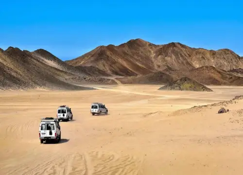 Hurghada Jeep Safari, Camel Ride and Bedouin Village Tour